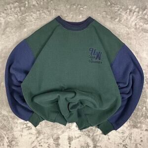 Vintage 90’s H.L. Miller Gold Green/Blue UW College of Engineering Sweatshirt M